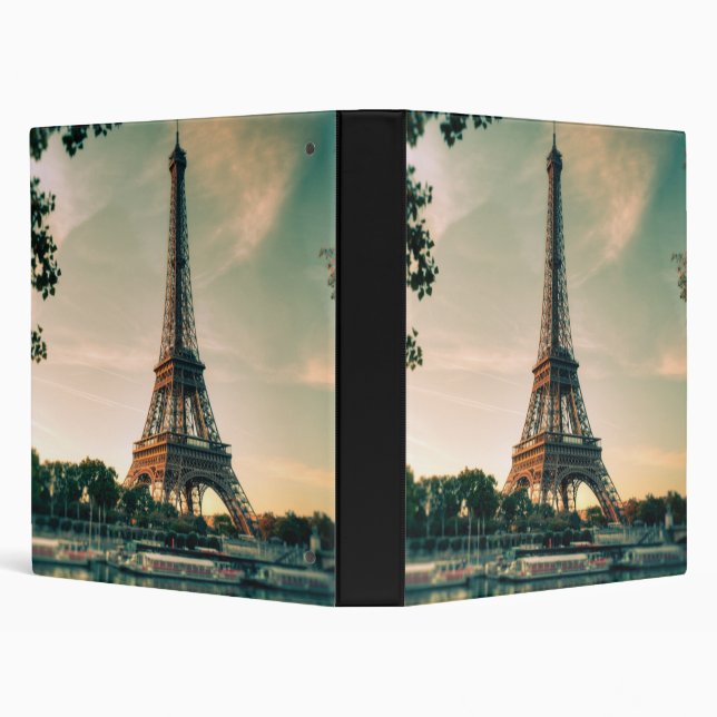 Eiffel tower throw pillow binder (Background)