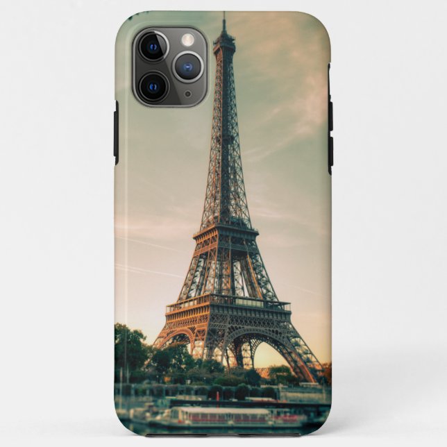 Eiffel tower throw pillow Case-Mate iPhone case (Back)
