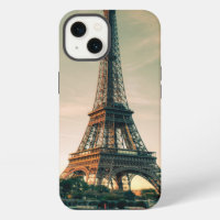 Eiffel tower throw pillow