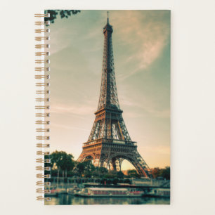 Eiffel tower throw pillow planner