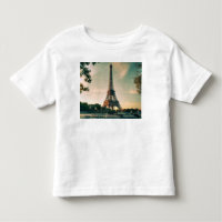 Eiffel tower throw pillow
