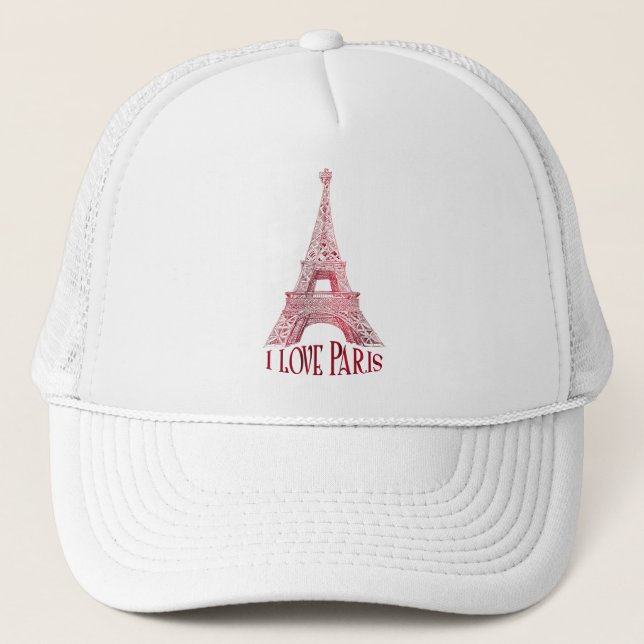 Eiffel tower trucker hat (Front)