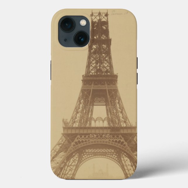 Eiffel Tower Under Construction 1888 Case-Mate iPhone Case (Back)