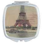 Eiffel Tower Vintage French Compact  Mirror