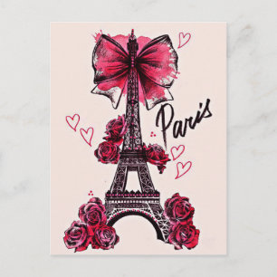 Eiffel Tower Vintage French Postcard
