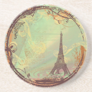 Eiffel Tower Vintage Style Coaster