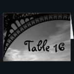 Eiffel Tower Wedding Table Number Cards<br><div class="desc">Eiffel Tower Wedding Table Number Cards  

***You must order each table number card separately!***</div>