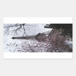 Eiffel Tower with blossom Sticker