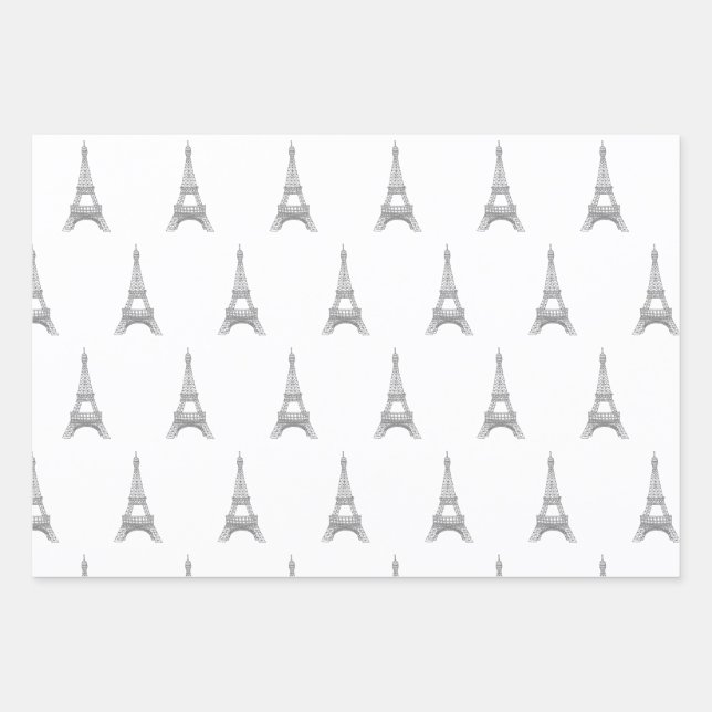 Eiffel Tower wrapping paper (Front)