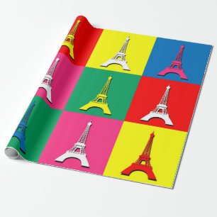 Eiffel Tower Wrapping Paper