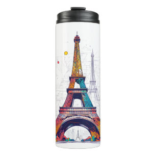 Eiffel tumblr thermal tumbler
