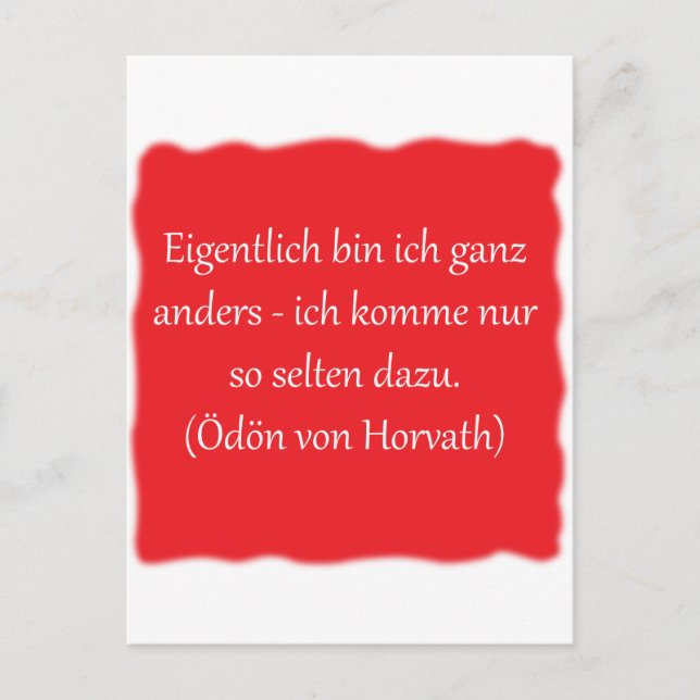 Eigentlich bin ich ganz anders... postcard (Front)