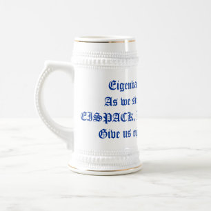 Eigenvalue Drinking Tankard Beer Stein