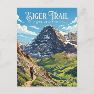 Eiger Switzerland Postcard