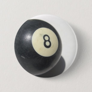 Eight Ball 2 Inch Round Button