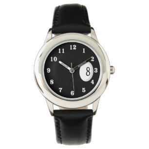 Eight Ball Billiard Theme Watch