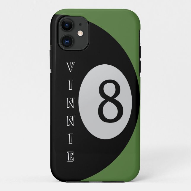 Eight Ball Billiards Personal  Case-Mate iPhone Case (Back)