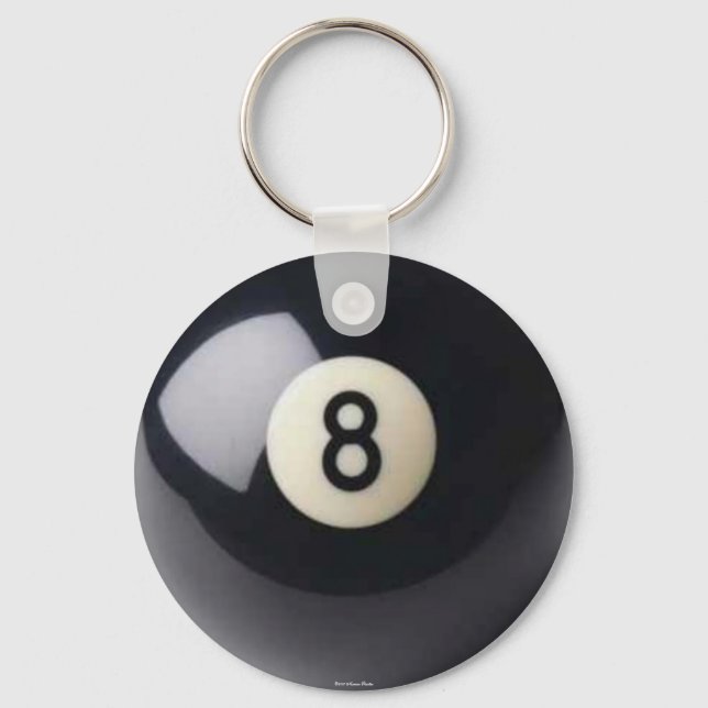 Eight-Ball Keychain (Front)