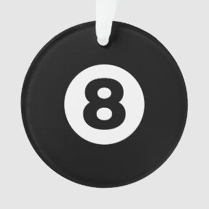 Eight Ball Ornament