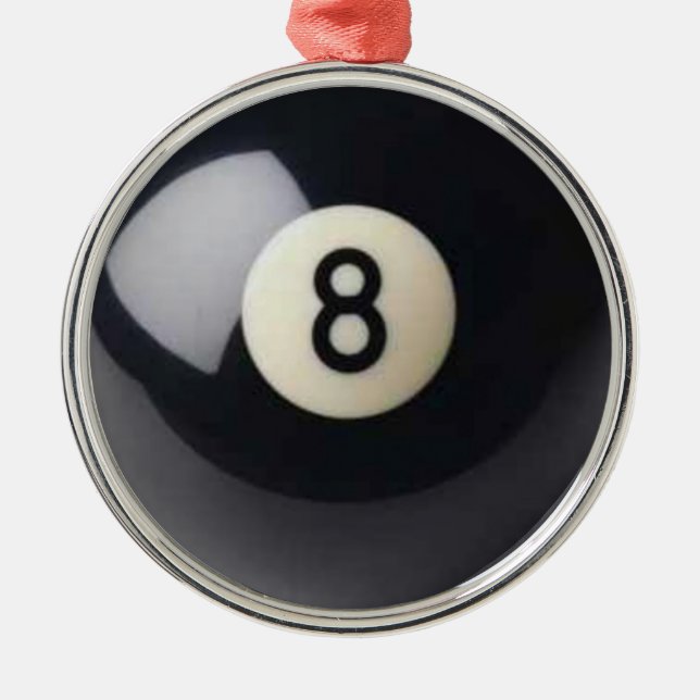 Eight-Ball Ornament (Front)