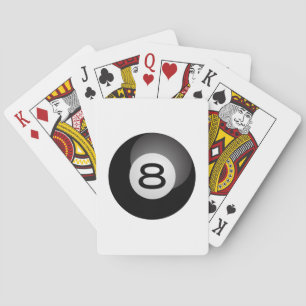 Eight Ball Playing Cards