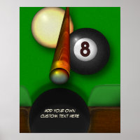 Eight Ball Pool and Billiards Personalized