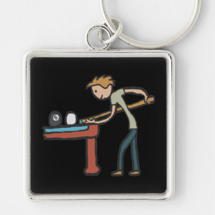 Eight Ball Pool Keychain