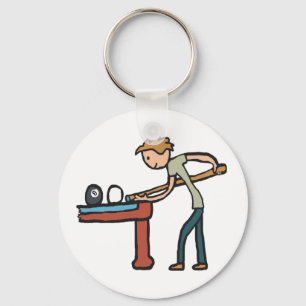 Eight Ball Pool Keychain
