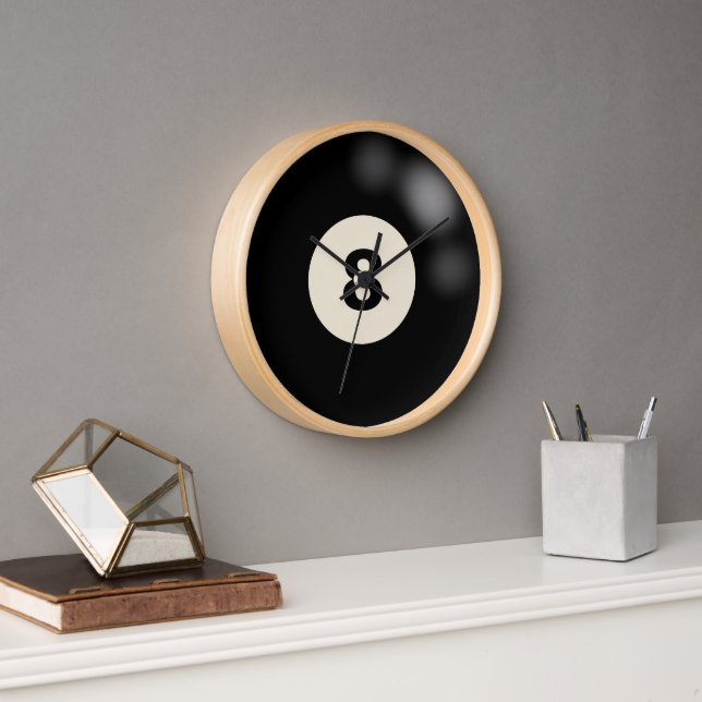 Eight Ball Wall Clock (Office)