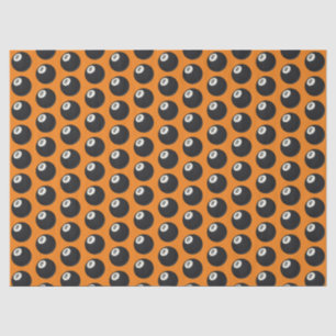 Eight Ball Y2K Snooker 90s Orange Tissue Paper