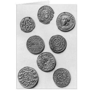 Eight Carolingian coins