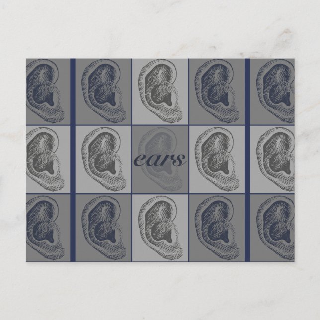 Eight Ears Graphic Postcard (Front)