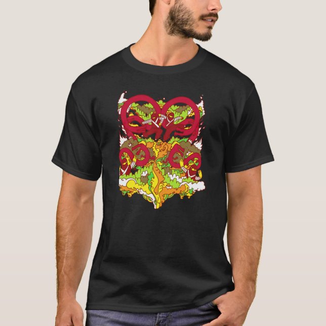 Eight Fists Of Death T-Shirt (Front)