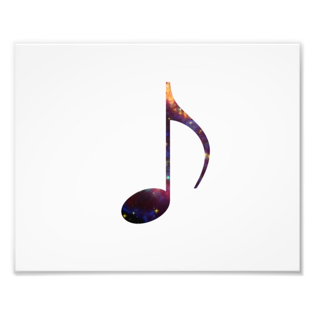 eight note nebula 1 photo print (Front)