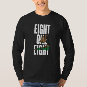 Eight One Eight 818 Area Code California Los Angel T-Shirt