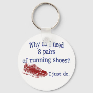 Eight Pairs Running Shoes Keychain
