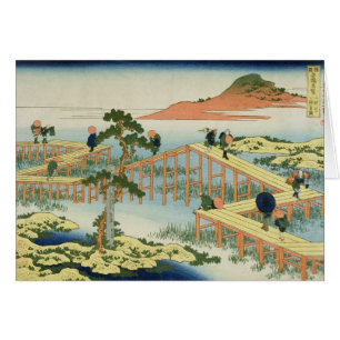 Eight part bridge, province of Mucawa, Japan, c.18