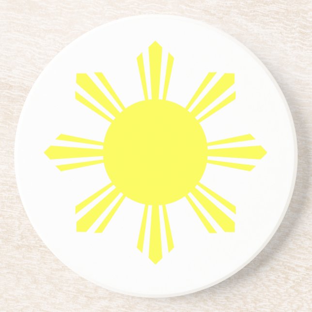 Eight Ray Sun Coaster (Front)