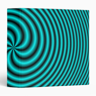 Eight Tailed Turquoise Spiral Binder