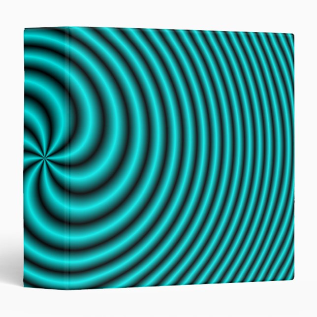 Eight Tailed Turquoise Spiral Binder (Front/Spine)