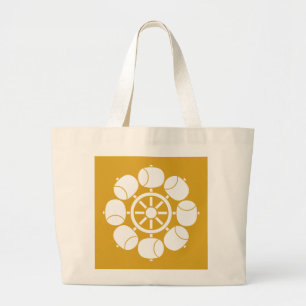 eight-wheel turbine large tote bag