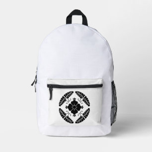 Eight wisterias printed backpack