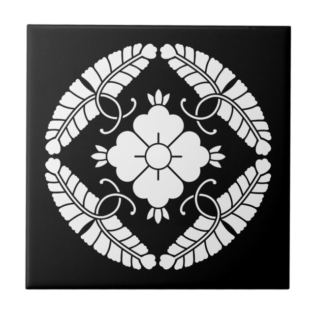 Eight wisterias tile (Front)