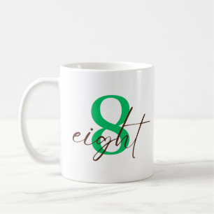 Eight Year with Personalization Coffee Mug