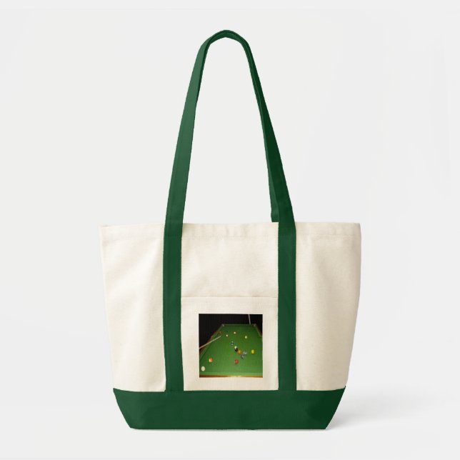 Eightball Table Cues And Balls, Tote Bag (Front)
