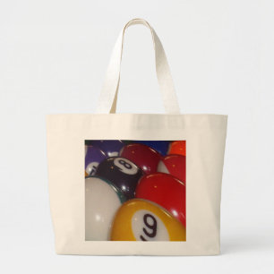 Eightball The Traditional Colours, Large Tote Bag
