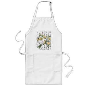 Eighteenth Century Japanese Botanical Frog Toad  Long Apron