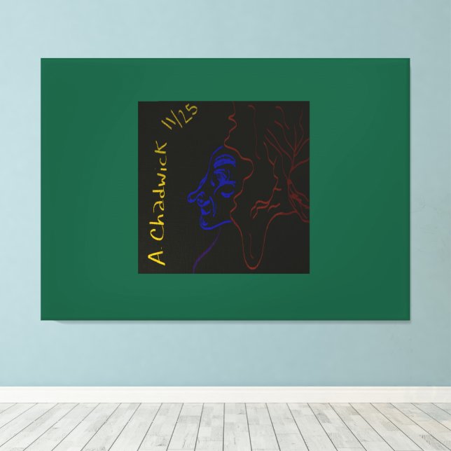 Eighteenth Century Red-haired Baron Canvas Print (Insitu(Wood Floor))