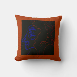 Eighteenth Century Red-haired Baron Throw Pillow