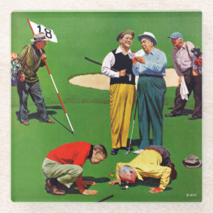 Eighteenth Hole Glass Coaster